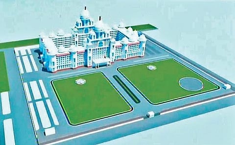 An artist’s impression of the new Secretariat building