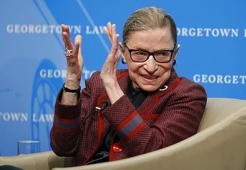 The Supreme Court says Ginsburg has died of metastatic pancreatic cancer at age 87. (Photo | AP)