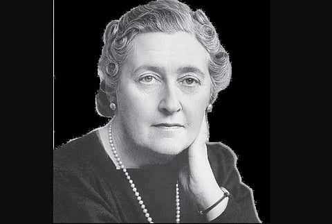  British novelist Agatha Christie