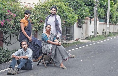 From left: Vivek Muthuramalingam, Aparna Nori, Indu Antony and Krishanu Chatterjee