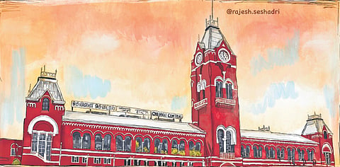 Rajesh is an engineering graduate who found his calling in art a decade ago