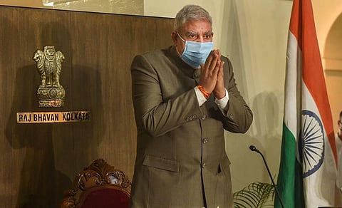 West Bengal Governor Jagdeep Dhankhar. (Photo | PTI)