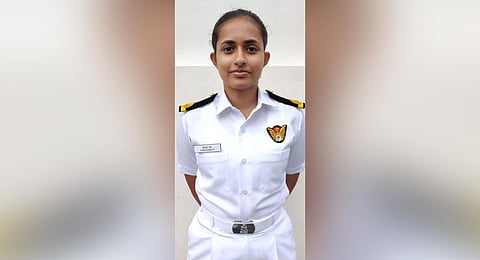 Sub Lieutenant R Kreeshma (Photo | Express)