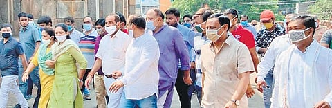 South Delhi MP Ramesh Bidhuri suggested illumination of heritage buildings during a recent visit to the area | express