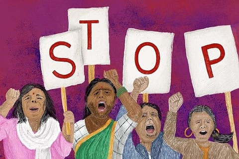 Efforts made by police for women security in Allahabad, Agra, Bareilly, Kanpur, Lucknow, Meerut, Varanasi and Gorakhpur are being reviewed. (Photo | Aasawari Kulkarni, Feminism in India)