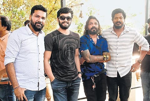 Raghavendra M Naik, Diganth, Sudhi and Yash Shetty