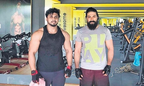 'Yash is going the extra mile and has doubled up on his workout routines while preparing to get back on the sets..' a close source to the actor said.
