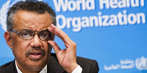 WHO Director-General Tedros Adhanom Ghebreyesus (Photo | AP)