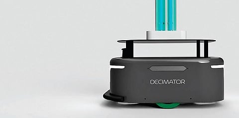 Decimator used at a Covid facility