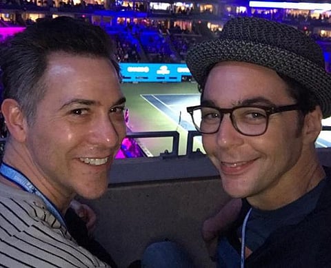 Actor Jim Parsons (right) with husband Todd Spiewak (Photo | Jim Parsons, Instagram)