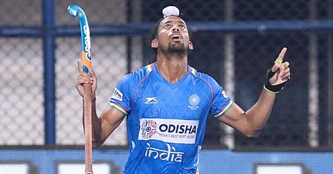 India hockey midfielder Hardik Singh