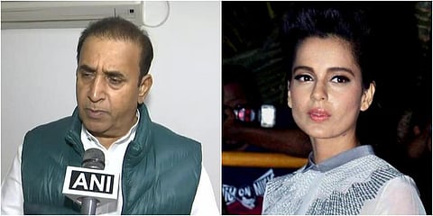 Maharashtra Home Minister Anil Deshmukh (L) and Kangana Ranaut (File photo| ANI)