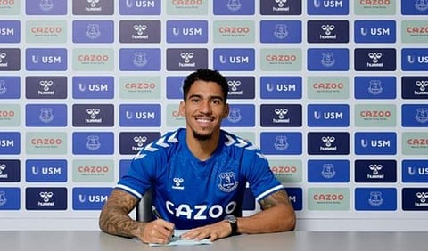 Brazilian midfielder Allan is Everton's first signing of the summer (Photo | Everton Twitter)