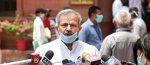 Delhi BJP president Adesh Kumar Gupta. (Photo| EPS/ Shekhar Yadav)