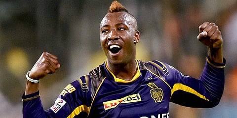 KKR all-rounder Andre Russell (Photo | PTI)