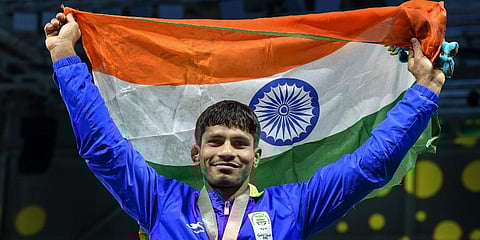 Indian wrestler Rahul Aware (Photo | PTI)