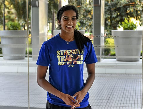 World champion shuttler PV Sindhu. (File Photo | PTI)