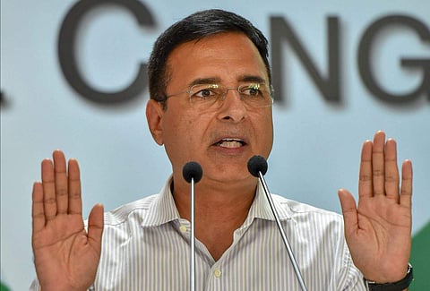 Congress' chief spokesperson Randeep Surjewala (File| PTI)