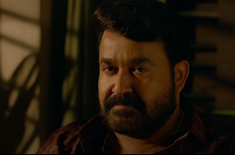 Actor Mohanlal in a still from the film. (Photo | YouTube screengrab)