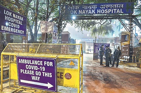 In Delhi, seven UK returnees who tested positive are isolated at LNJP Hospital | pTI