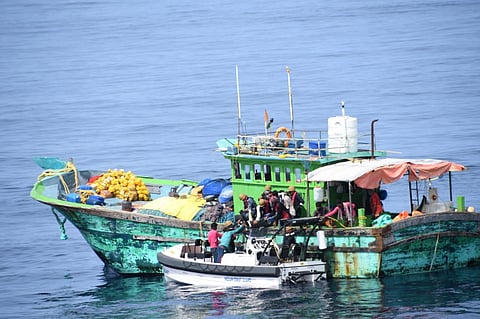 TN fishermen rescued by coast guard after boat catches fire