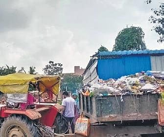 Panchayat dumping trash in burial ground along river irks residents
