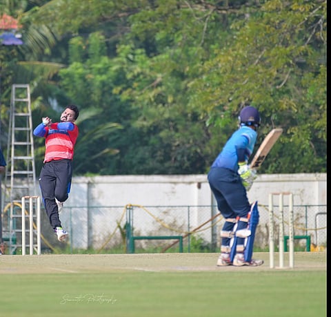 File image of Sreesanth bowling