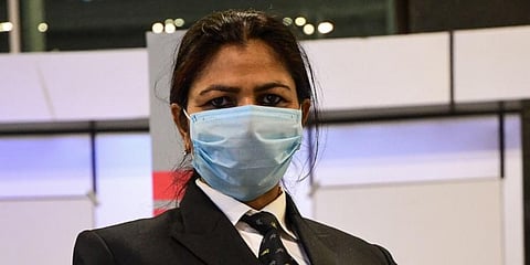 Captain Nivedita Bhasin, Executive Director, Flight Safety, Air India (Photo | Ashish Krishna)