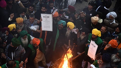 File Photo of farmers protest