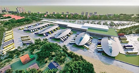 Prototype of the proposed bus terminal