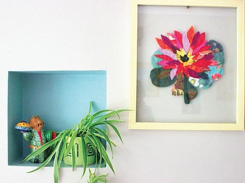 Pressed between two pieces of glass and framed, these make for the most eye-catching decor in any space.