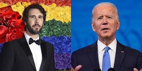 American singer Josh Groban and US President elect Joe Biden (Photo | Instagram, AP)