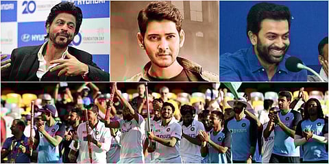 folklore for the rest of cricketing history. (Photo| Twitter, PTI and EPS)