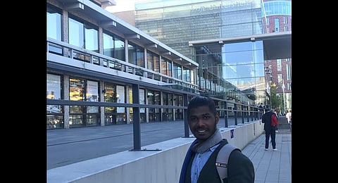 Binesh Balan in Amsterdam.