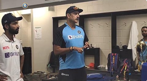 WATCH | In rousing dressing room speech after Gabba glory, Ravi Shastri praises his 'ultimate warrior'