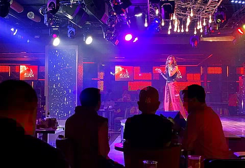 A singer performs at a nightclub in Dubai, United Arab Emirates. (Photo | AP)