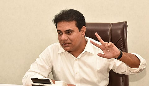 Telangana minister KT Rama Rao (Photo| Vinay Madapu, EPS)