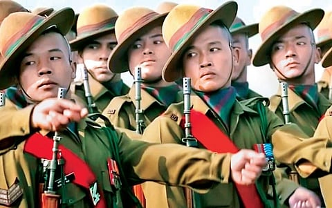 Initial part of the book is almost entirely about the campaigns the Gurkhas went on, the victories they won, the feats of bravery that were awarded and applauded, as well as those that went unseen.