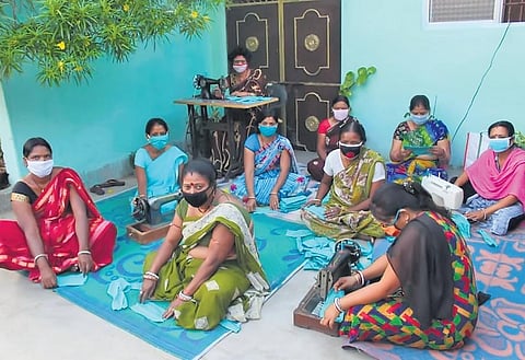 More than 45 women are currently associated with Kamini Sinha. (Photo | Express)