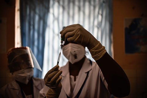 COVID-19 vaccination drive was started in India on January 16. (Photo | Vinay Madapu, EPS)