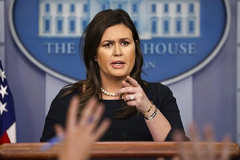Former White House press secretary Sarah Sanders (Photo | AP)