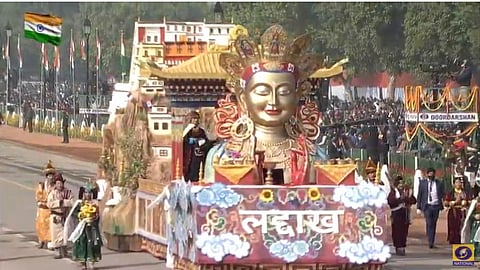 Ladakh tableau  (Photo | Twitter / ANI))