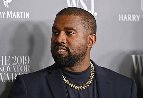 Rapper Kanye West (Photo | AFP)