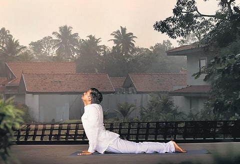 Yoga at Niraamaya Retreats Backwaters and Beyond, Kumarakom