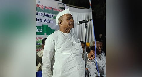 JD(S) leader M C Managuli passed away.