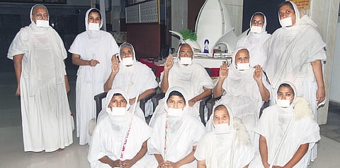 Thirteen Jain monks are currently staying in Mylapore in Chennai | Martin Louis
