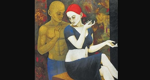 Judaai, one of the artworks created on Dr Rahat Indori’s writings 
