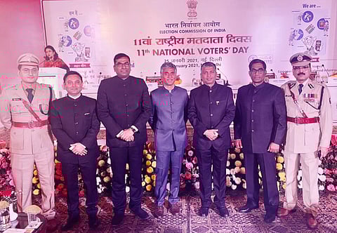 The Bihar officals who will share tips with their counterparts in five poll-bound states. (Photo | Special arrangement)