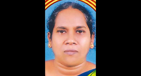 Suja fainted while she was under observation after taking the jab at the Covid vaccination centre in Karunagappally Taluk Hospital. (Photo | Special Arrangement)