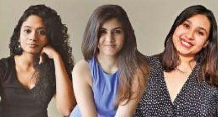 Left to right: Charulatha Dasappa, Aakriti Chandervanshi, Mallika Dabke